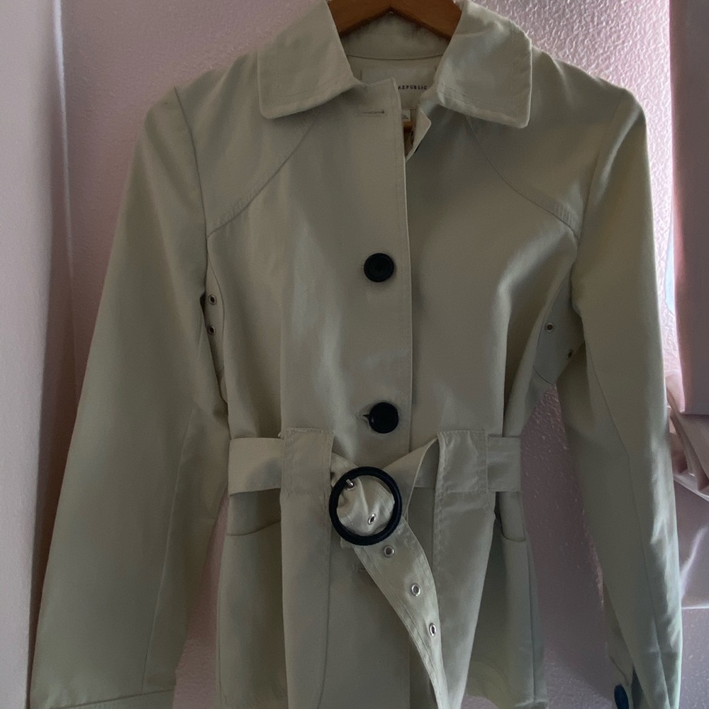 Cream Trench Coat
